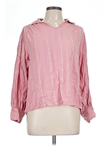 a.n.a. A New Approach Long Sleeve Blouse (view 1)