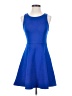 Forever 21 Solid Blue Cocktail Dress Size S - photo 1