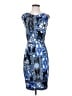 Cache Graphic Blue Cocktail Dress Size S - photo 1