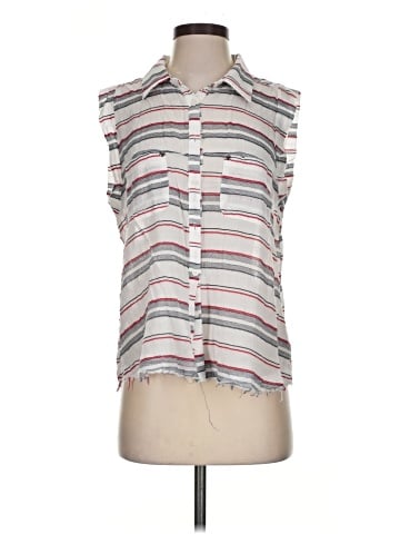Fate Sleeveless Button-Down Shirt (view 1)