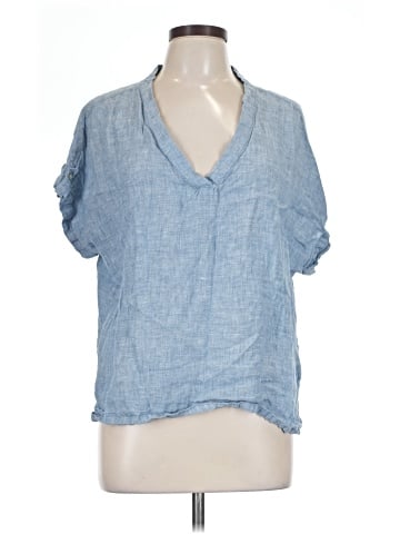 Isaac Mizrahi New York Short Sleeve Blouse (view 1)