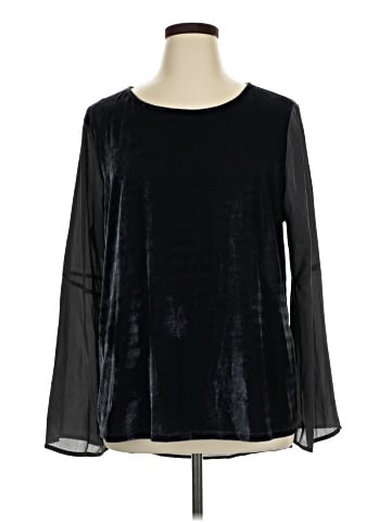 Faded Glory Long Sleeve Blouse (view 1)