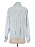 Reformation Stripes Blue Long Sleeve Blouse Size S - photo 2