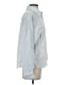 Reformation Stripes Blue Long Sleeve Blouse Size S - photo 4