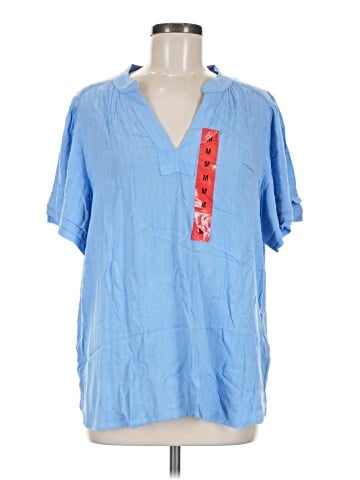 Well Worn Short Sleeve Blouse (view 1)