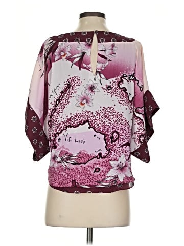White House Black Market 3/4 Sleeve Blouse (view 2)