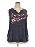Cato Gray Sleeveless T-Shirt Size 18 - 20 - photo 1