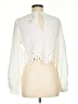 Francesca's Ivory Long Sleeve Blouse Size M - photo 2