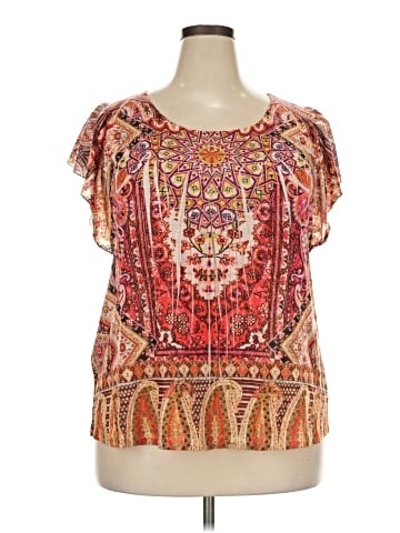 Live and Let Live Short Sleeve Blouse (view 1)