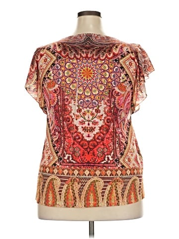 Live and Let Live Short Sleeve Blouse (view 2)