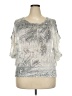 Cato Silver Short Sleeve Blouse Size 18 - photo 1