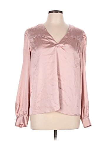 White House Black Market Long Sleeve Blouse (view 1)