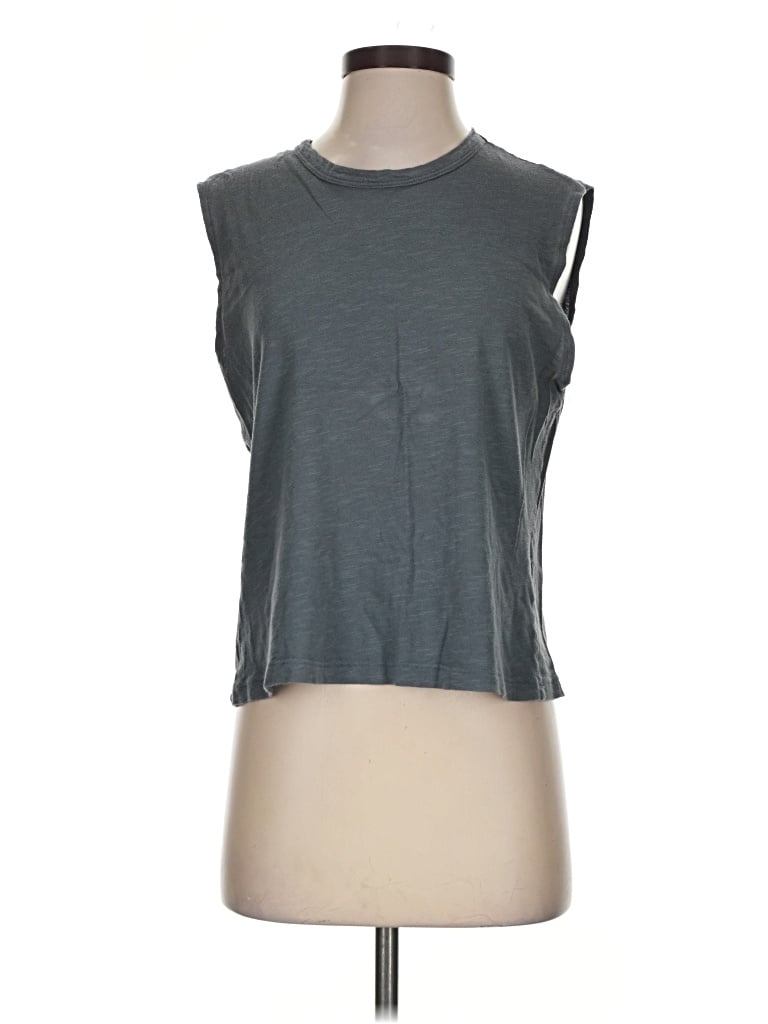 Pre-owned Buck Mason Sleeveless T-shirt In Gray