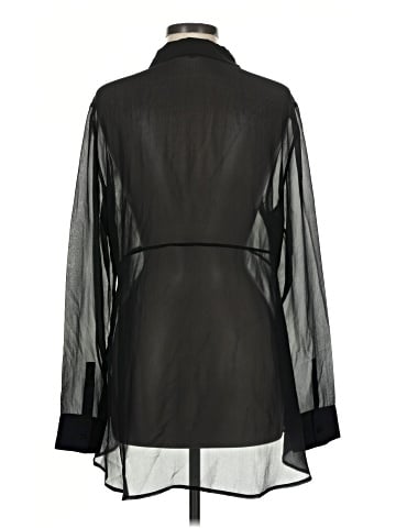 Eileen Fisher Long Sleeve Silk Top (view 2)