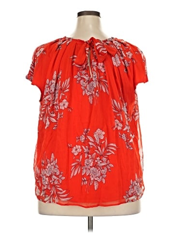 LC Lauren Conrad Short Sleeve Blouse (view 2)