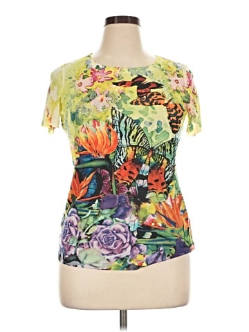 One World Short Sleeve Blouse (view 1)