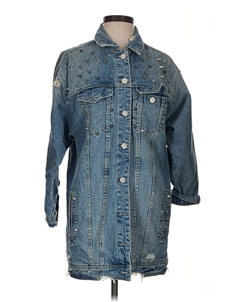 Pre-owned Blanknyc Blank Nyc Denim Jacket In Blue