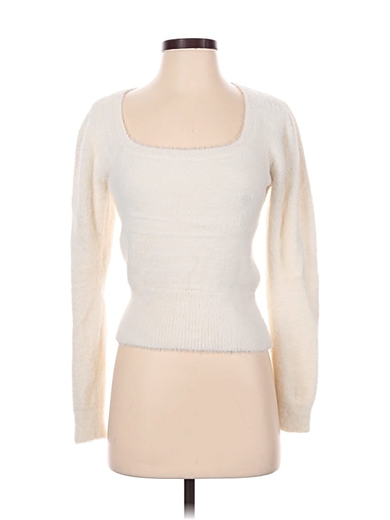 Pre-owned Astr Cardigan Sweater In Ivory