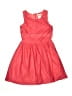 Emily West 100% Polyester Hearts Red Dress Size 10 - photo 1