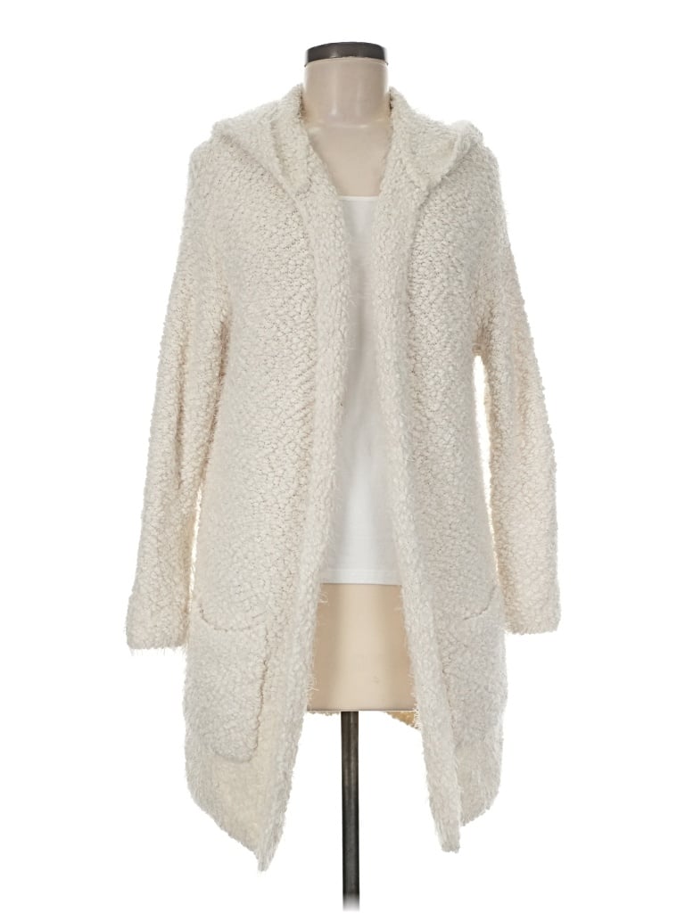 Pre-owned Lovestitch Cardigan Sweater In Ivory