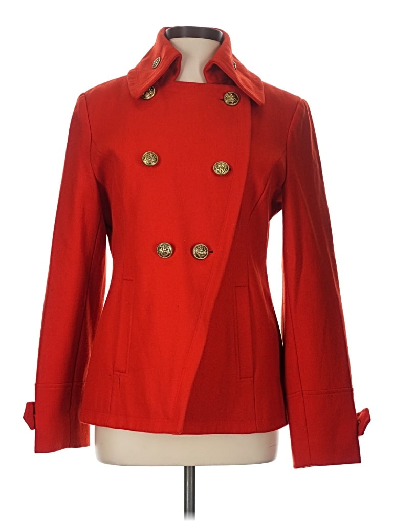 Pre-owned Guess Coat In Red
