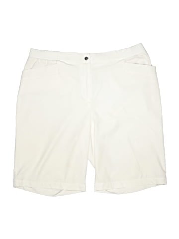 Zenergy by Chico's Khaki Shorts (view 1)