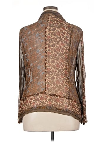 J.Jill Long Sleeve Silk Top (view 2)
