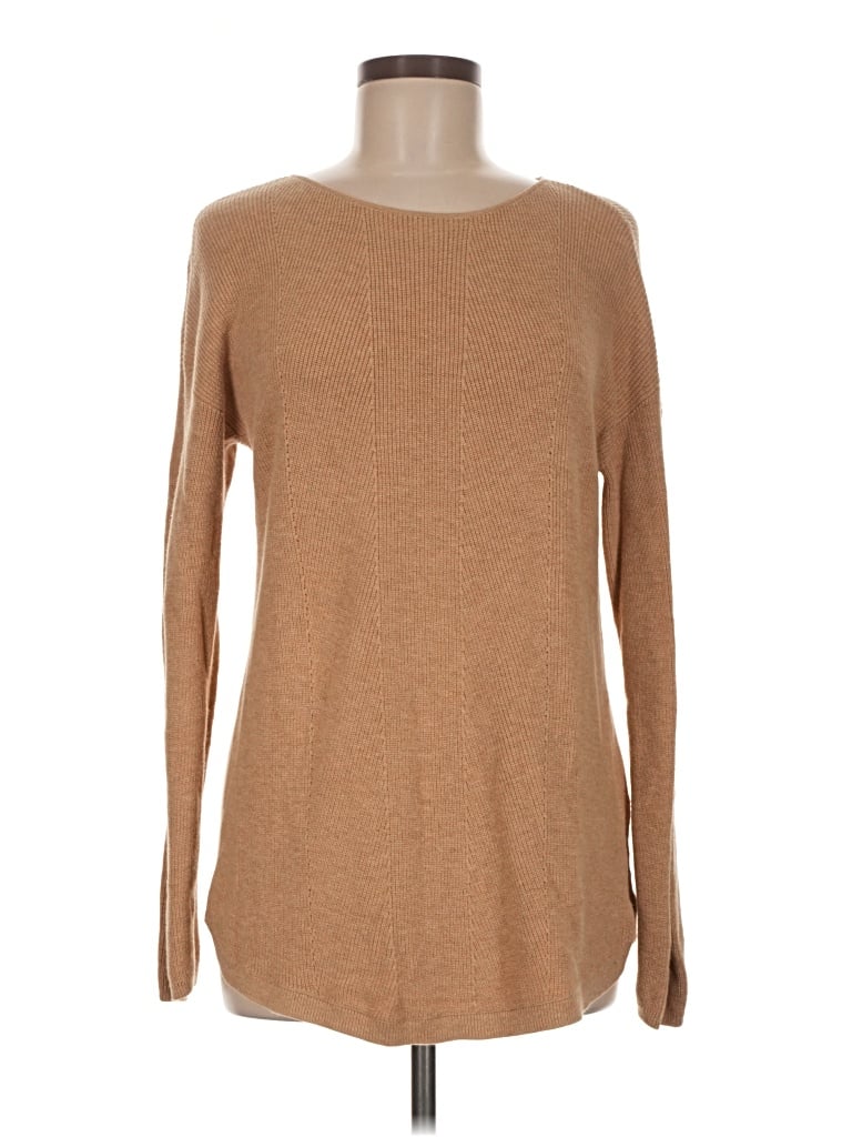 Pre-owned Talbots Outlet Pullover Sweater In Tan