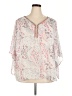 Valerie Stevens 100% Polyester Silver 3/4 Sleeve Blouse Size 3X - photo 1
