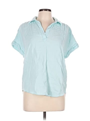 Style&Co Short Sleeve Blouse (view 1)