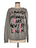 Forever 21 Graphic Gray Pullover Sweater Size M - photo 1