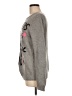 Forever 21 Graphic Gray Pullover Sweater Size M - photo 5