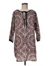 Glam 100% Polyester Paisley Blue Casual Dress Size M - photo 1