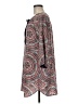 Glam 100% Polyester Paisley Blue Casual Dress Size M - photo 5