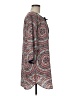 Glam 100% Polyester Paisley Blue Casual Dress Size M - photo 4