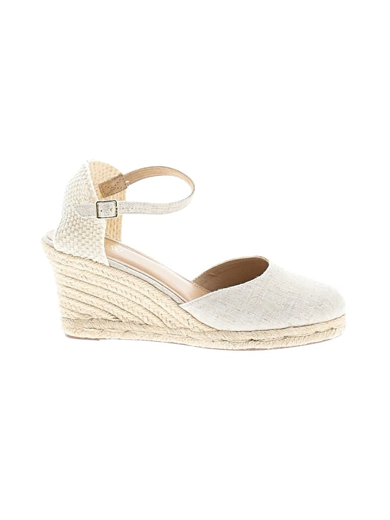 Pre-owned Jcrew Wedges In Ivory