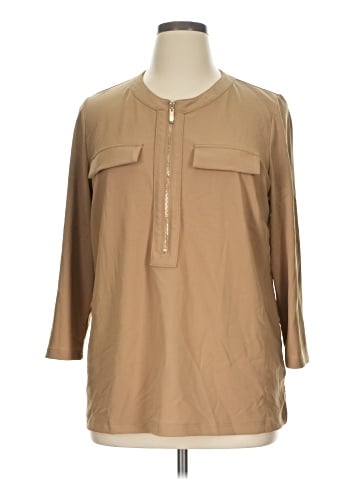Boston Proper 3/4 Sleeve Blouse (view 1)