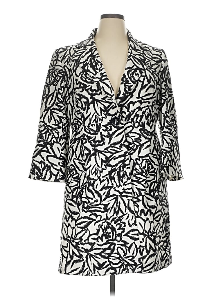 Pre-owned Evan Picone Coat In Ivory