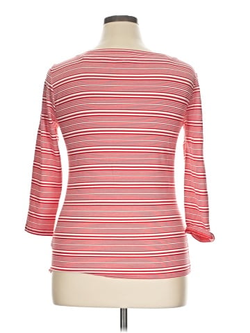 Lauren by Ralph Lauren 3/4 Sleeve T-Shirt (view 2)