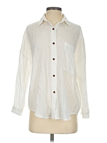 Princess Polly Long Sleeve Button-Down Shirt (view 1)