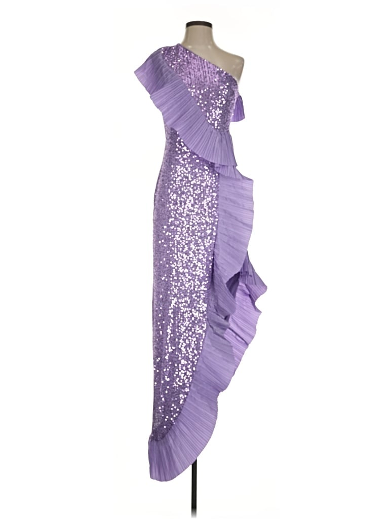 Pre-owned One33 Social Cocktail Dress In Purple