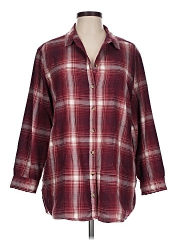 Jachs Girlfriend Long Sleeve Button-Down Shirt (view 1)