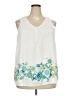 Cato 100% Polyester White Sleeveless Blouse Size 18 - photo 1