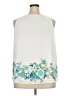 Cato 100% Polyester White Sleeveless Blouse Size 18 - photo 2