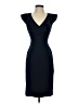 Blue Rain Solid Blue Cocktail Dress Size S - photo 1