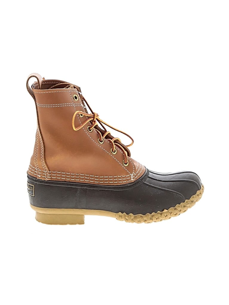 Pre-owned L.l.bean Rain Boots In Brown