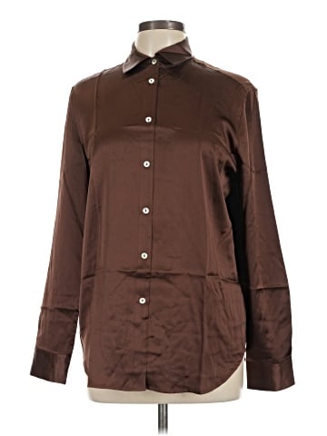 LILYSILK Long Sleeve Silk Top (view 1)