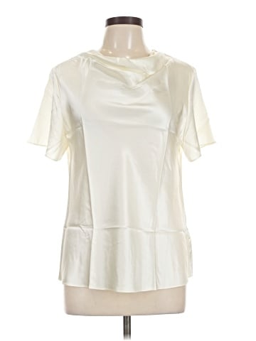 LILYSILK Short Sleeve Silk Top (view 1)