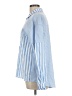 Assorted Brands 100% Polyester Stripes Blue Long Sleeve Blouse Size L - photo 5