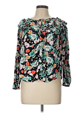 a.n.a. A New Approach Long Sleeve Blouse (view 1)